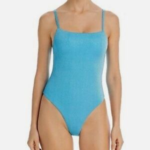 NWT AQUA WOMEN'S ONE PIECE SWIMSUIT, SIZE SMALL, COLOR IS AQUA FRESH.